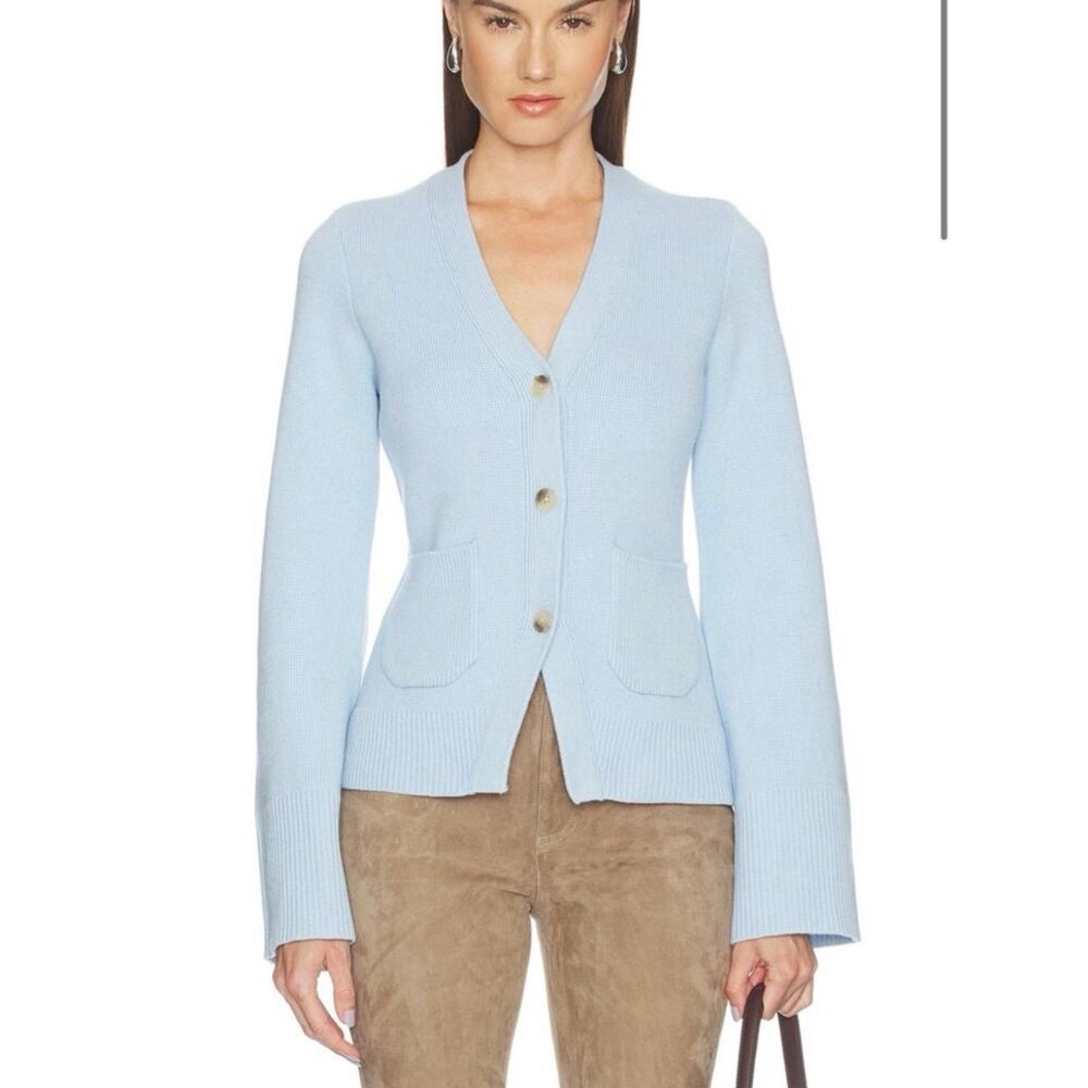 NWOT PISTOLA Aeron Cinched Waist Cardigan in Windsurfer SZ M
